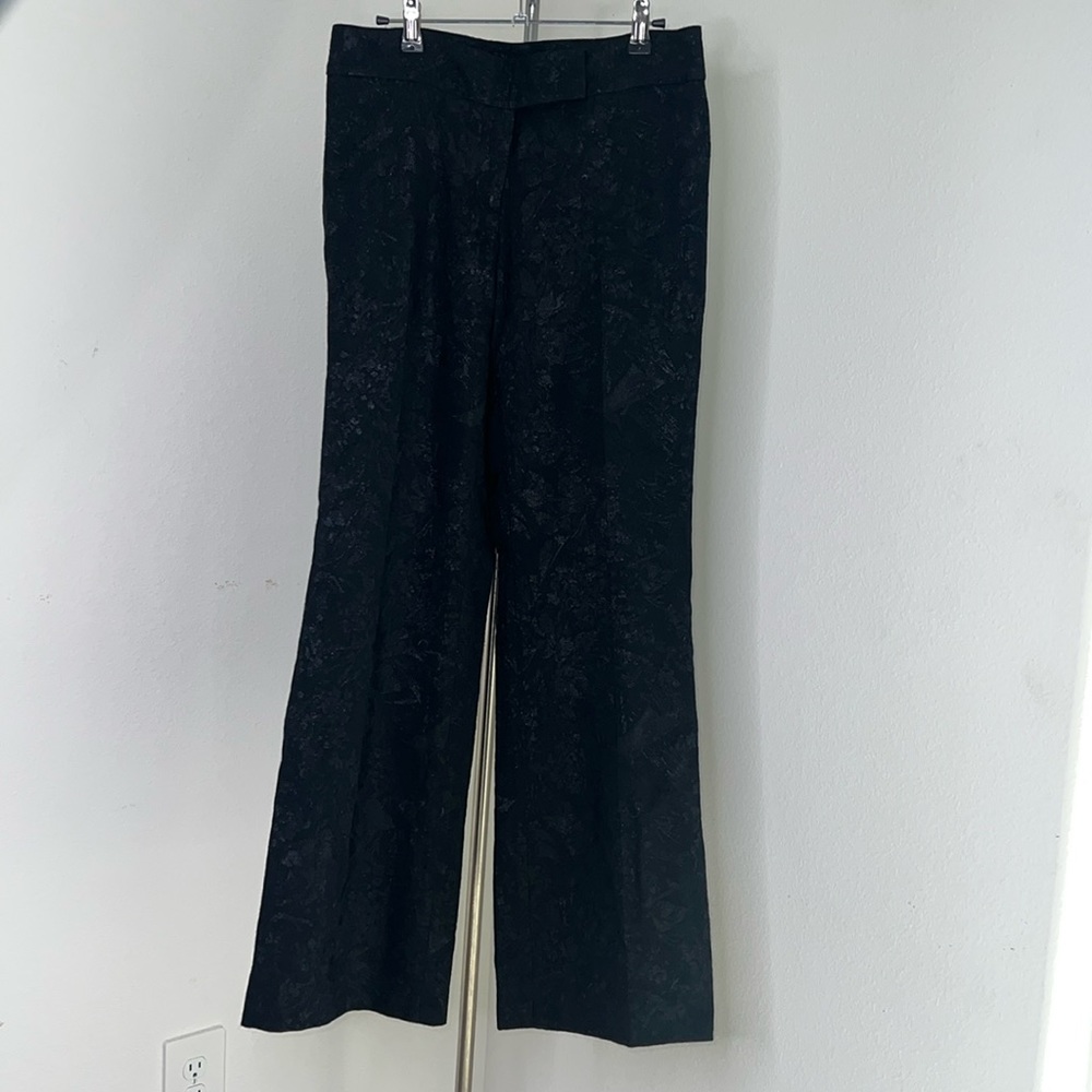 🔹 The Wrights Wool Blend Tapestry Floral Bootcut Pants